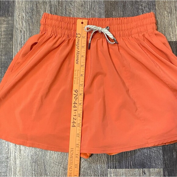 Vuori Clementine Skirt Skort Womens Small Coral Pink Stretch Lined Tennis Skirt - Picture 7 of 9